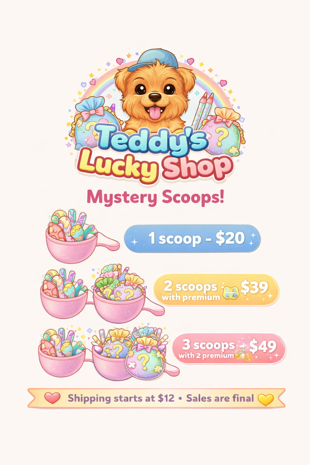Teddy's Lucky Mystery Scoops🎁